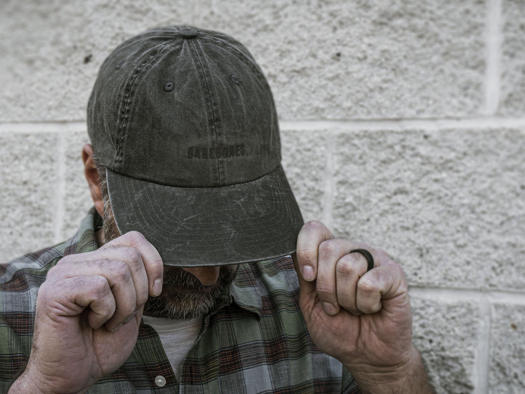 barebones-dad-hat-08-08-ACS-810_BarebonesDad-Hat-Black-Wash_Lifestyle_PDP_02 Barebones Dad Hat