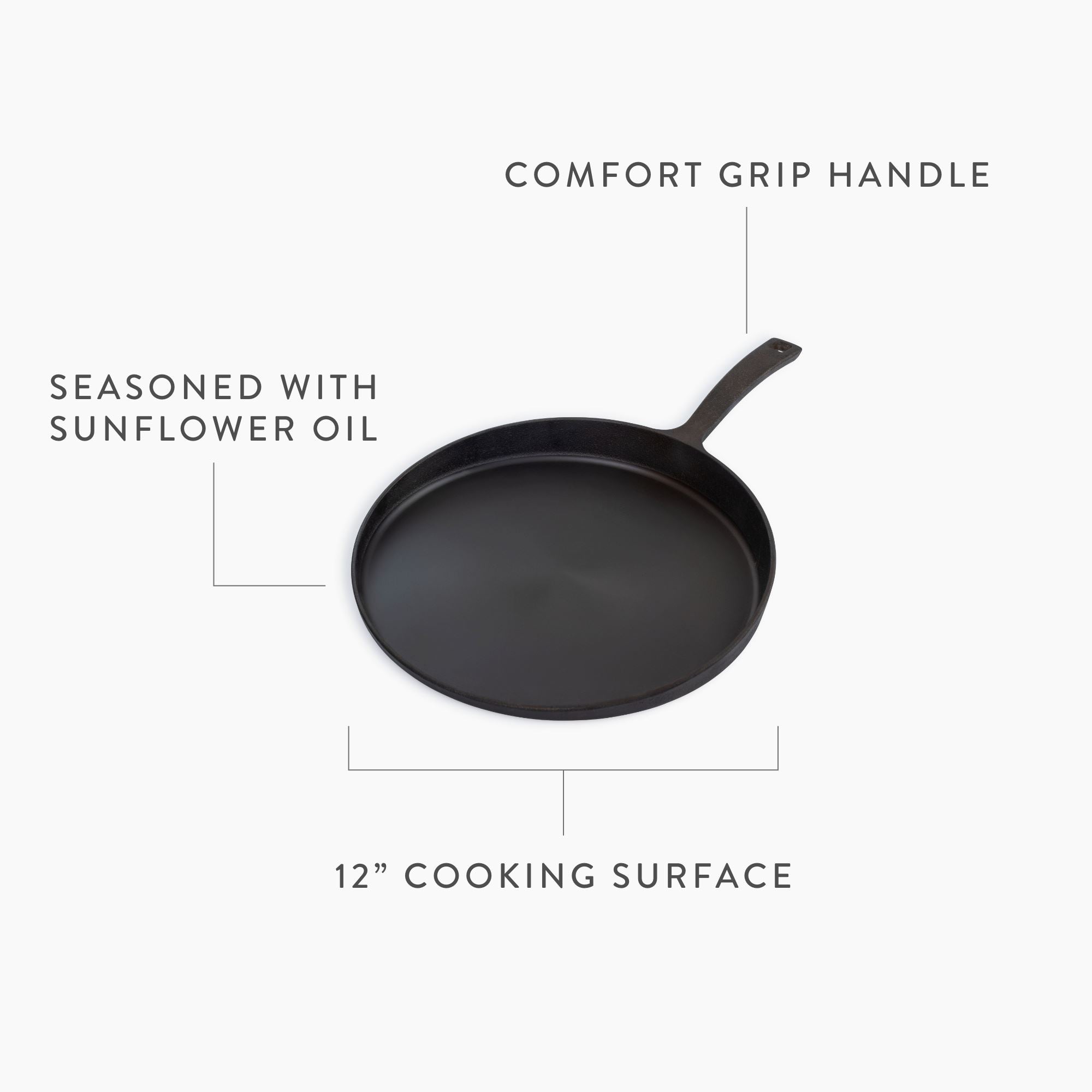 cast-iron-skillet-griddle-06-06-CKW-314_CastIronFlatPan_PDP_Spec_01 Cast Iron Skillet Griddle