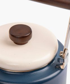 Enamel 2-Tone Kettle Indigo Blue