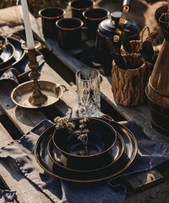 Enamelware Dining Collection - Charcoal