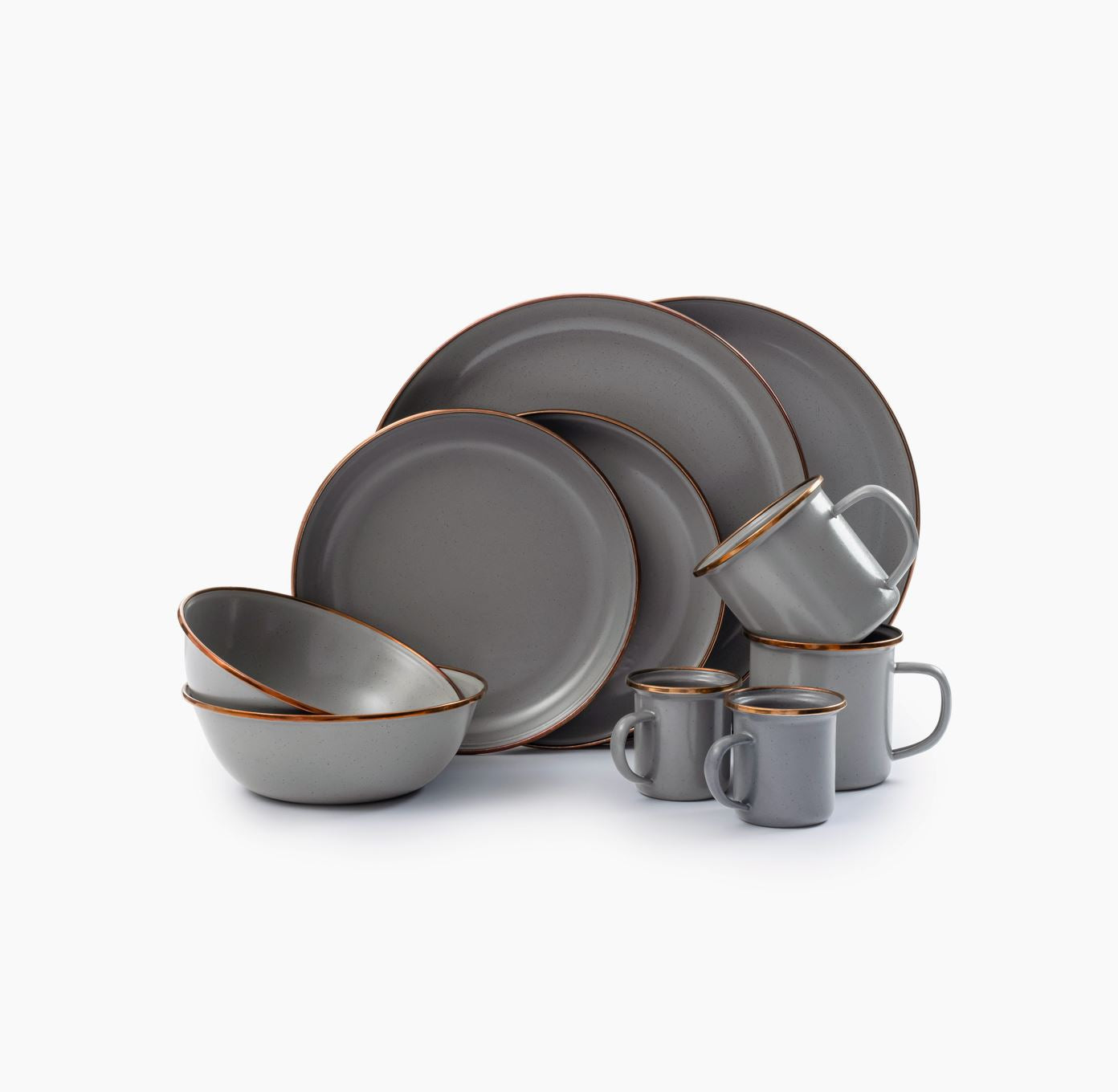 enamelwarediningcollection-slategray-01-01-Sl07 Enamelware Dining Collection - Slate Gray