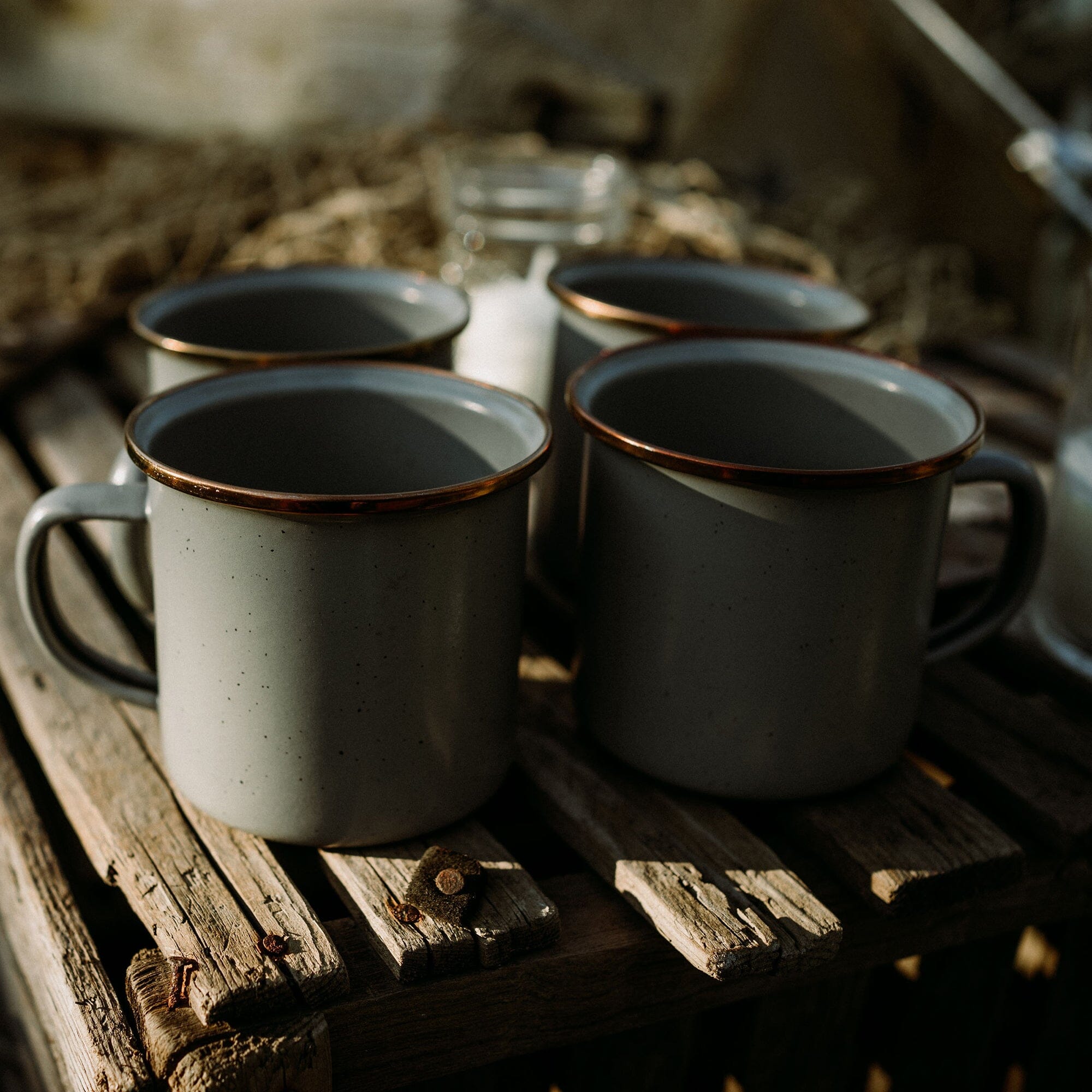 enamelwarediningcollection-slategray-08-08-CKW-356_EnamelCupSet-SlateGray_PDP_03 Enamelware Dining Collection - Slate Gray