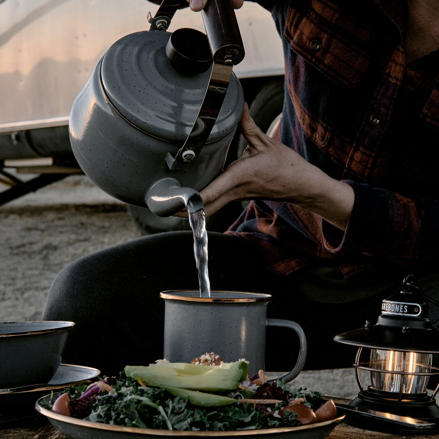 enamelwarediningcollection-slategray-09-09-CKW-356_EnamelCupSet-SlateGray_PDP_04 Enamelware Dining Collection - Slate Gray