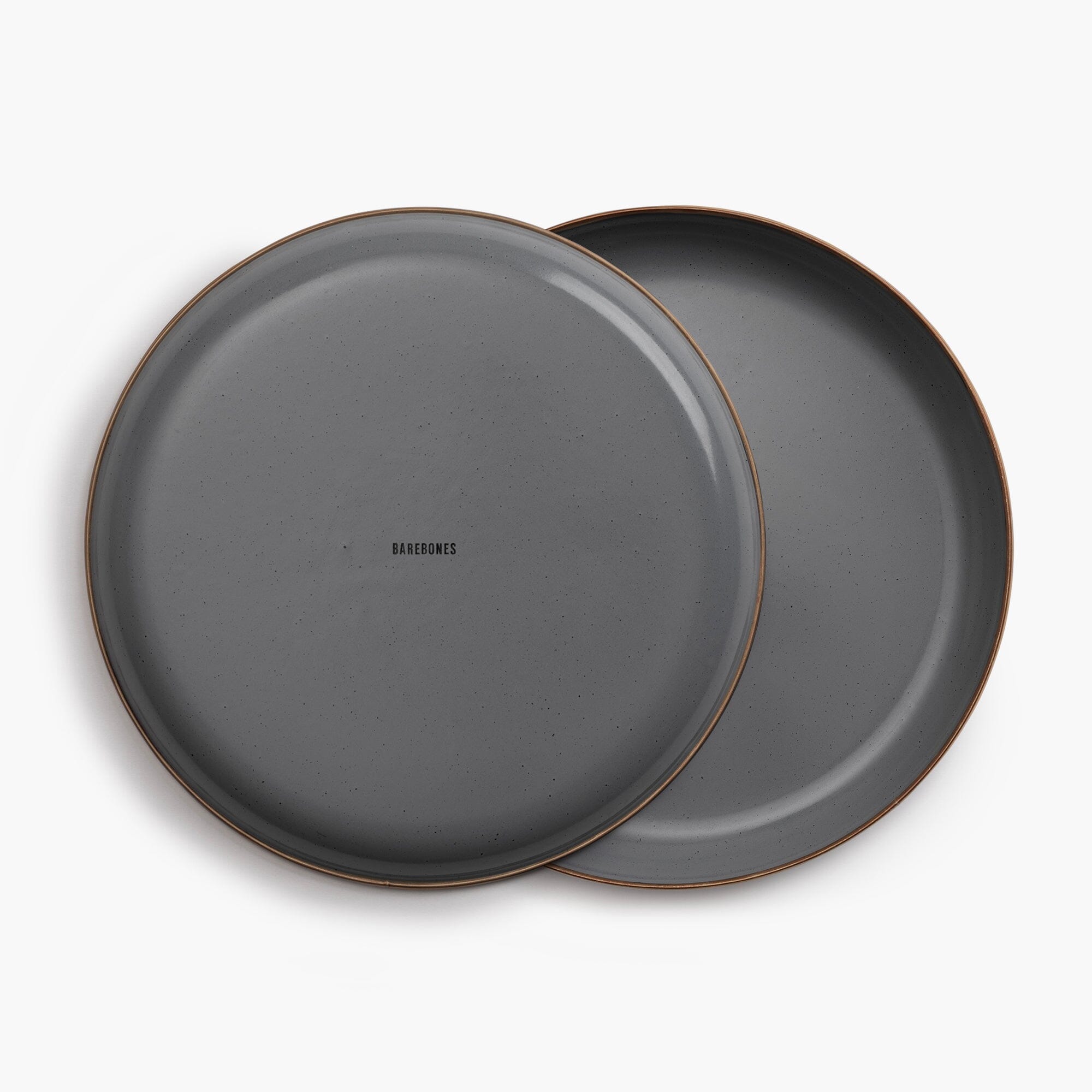 enamelwarediningcollection-slategray-12-12-CKW-358_EnamelDeepPlateSet-SlateGray_PDP_02 Enamelware Dining Collection - Slate Gray