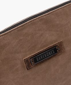 Neelum Zipper Pouch - Khaki