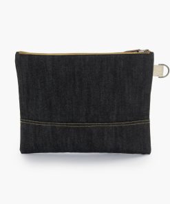 Neelum Zipper Pouch - Denim