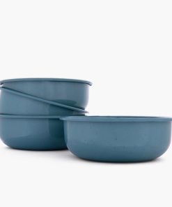 Rolled Enamelware Bowl Set
