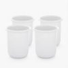 Rolled Enamelware Cup Set