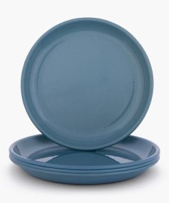 Rolled Enamelware Plate Set