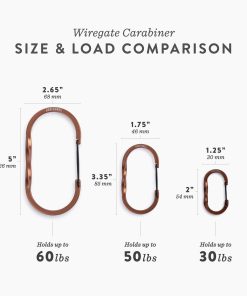 Wiregate Carabiners - 3 Sizes